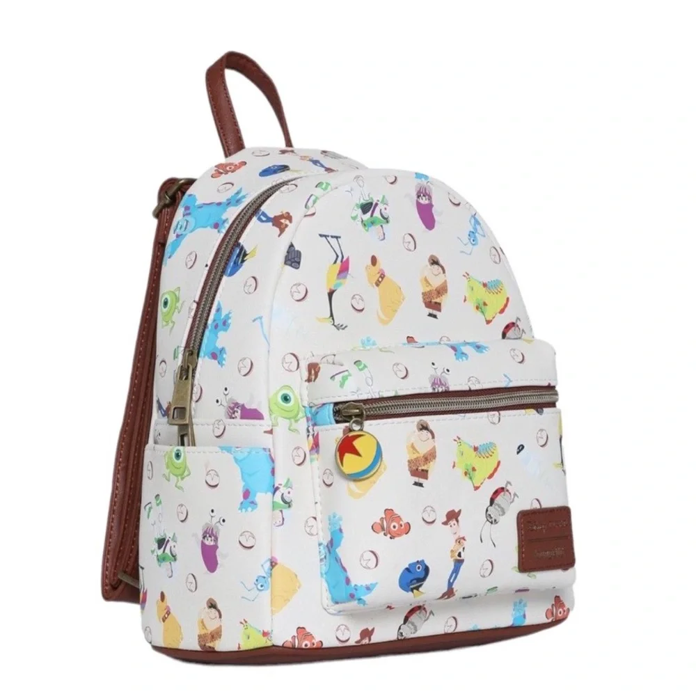 Loungefly Disney Pixar 25th Anniversary Icons Mini Backpack Toy Story Monster UP